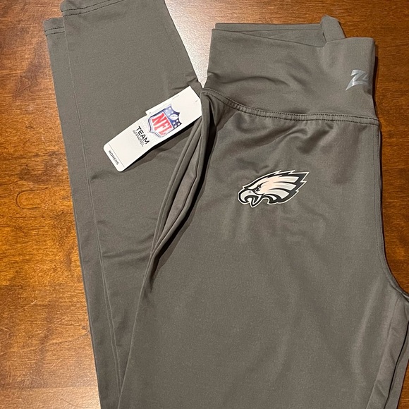 Team Apparel Pants - Team Apparel Gray Leggings with Logo